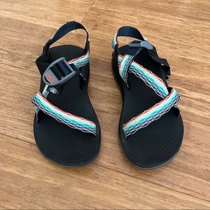 Women's Chaco Z/Boulder Outdoor Walking Sandal Rainbow Multicolor